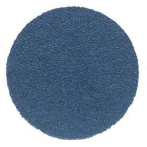 BlueFire Hook & Loop Disc, 6" Dia., 36 Grit, Zirconia Alumina, E-Weight Ontario Packaging