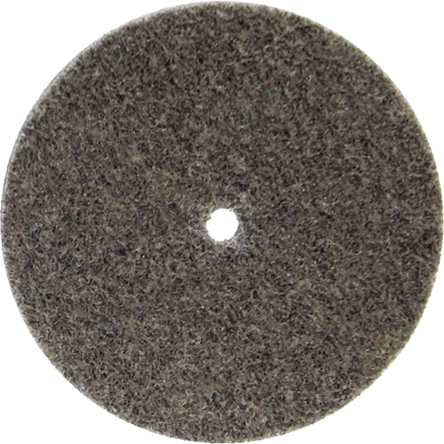Bear-Tex&reg; Non-Woven Unified Wheel, 3" x 1/4", 3/8" Arbor, Medium Grit, Aluminum Oxide Ontario Packaging