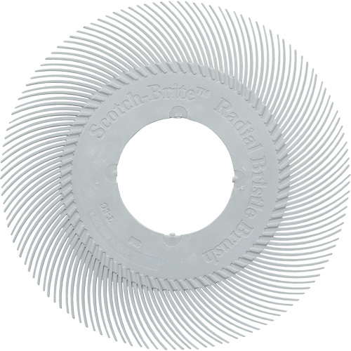 Scotch-Brite Type C Precision Radial Bristle Brush PN-RB without Adapter, Ceramic, 120+ Grit, 7-5/8" Dia. Ontario Packaging