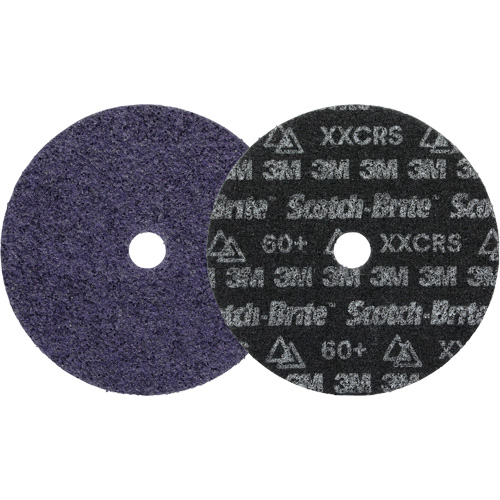 Disque de conditionnement des surfaces de pr&eacute;cision Scotch-Brite, HD-DH, 7" dia., Grain Tr&egrave;s grossier, C&eacute;ramique Ontario Packaging