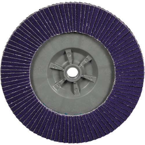 Cubitron 3 Flat Flap Disc with Quick Change 1169F, 7" x 5/8"-11, Type T27, 40+ Grit, Ceramic Ontario Packaging