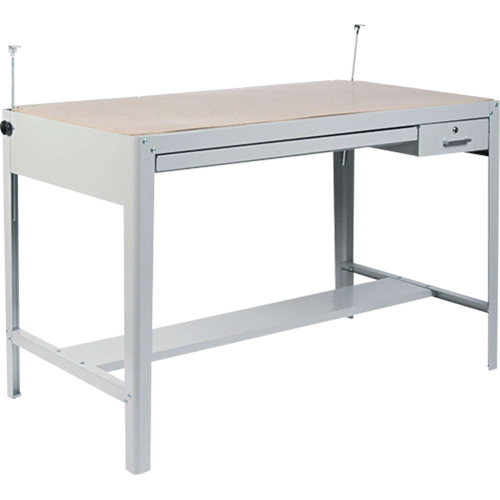 Precision Drafting Table Base, 56-3/8" W x Grey Ontario Packaging