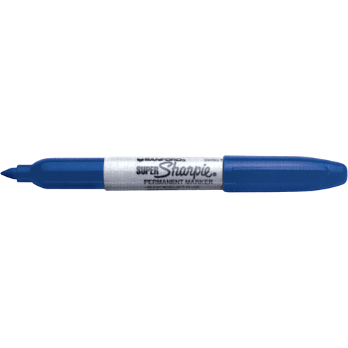 Marqueurs permanents - Super, Bleu, Pointe Fin Ontario Packaging