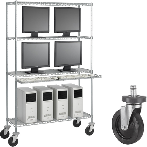 5" Rubber Caster Kit Ontario Packaging