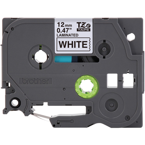 Tze Tape Cartridges, 12 mm x 26-1/4', Black on White Ontario Packaging