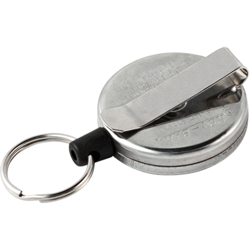 D&eacute;rouleurs autor&eacute;tractables originaux #485-HDK, Chrome, C&acirc;ble 48", Fixation Agrafe de ceinture Ontario Packaging