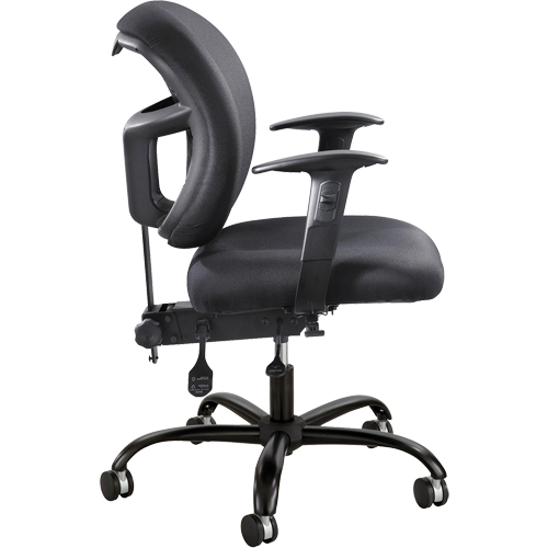 Alday Intensive Use 24/7 Task Chairs, Nylon, Black, 500 lbs. Capacity Ontario Packaging