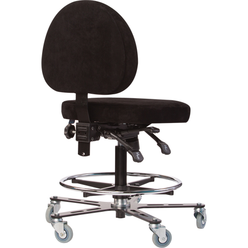 Si&egrave;ges ergonomiques pour le soudage TF180, Su&egrave;de, Noir, Capacit&eacute; 300 lb Ontario Packaging