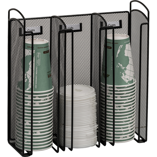 Organisateur Onyx pour verres et couvercles Ontario Packaging