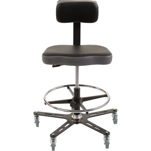 TF160 Industrial Grade Ergonomic Chair, Mobile, Adjustable Height, 300 lbs. Capacity Ontario Packaging