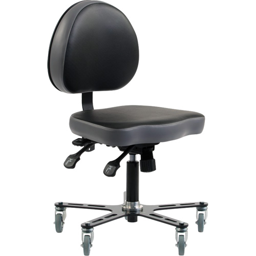 Chaise ergonomique &agrave; inclinaison r&eacute;glable SF180, Mobile, Ajustable Hauteur Ontario Packaging