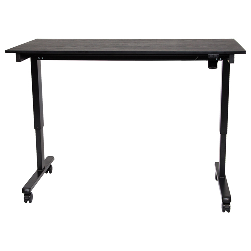Bureau ajustable pour travail debout, , 45-1/4" h x 29-1/2" p, Noir Ontario Packaging