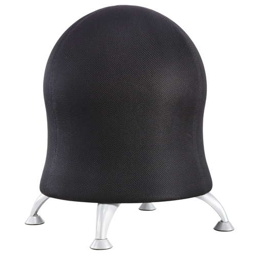Chaise sph&eacute;rique Zenergy, Tissu, Noir, Capacit&eacute; 250 lb Ontario Packaging