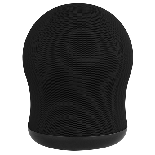 Chaise sph&eacute;rique pivotante Zenergy, Mailles, Noir, Capacit&eacute; 250 lb Ontario Packaging