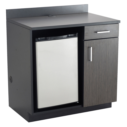 Armoire modulaire, M&eacute;lamine, 39" h x 36" la x 25" P, Nuit d'Asie/noir Ontario Packaging