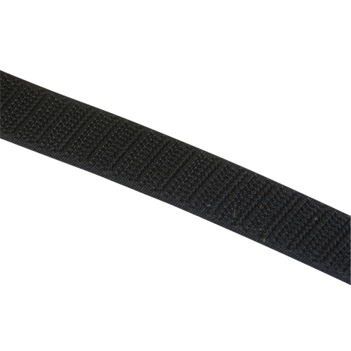 Ruban d'attaches, Crochet, 25 vg x 3/4", Cousu, Noir Ontario Packaging