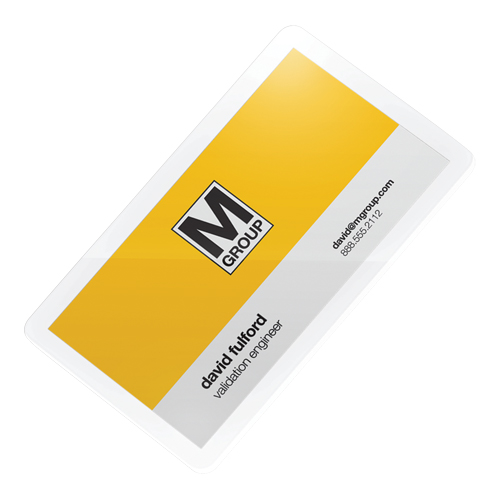 Pochettes lamin&eacute;es pour cartes d'affaires Swingline UltraClear Ontario Packaging