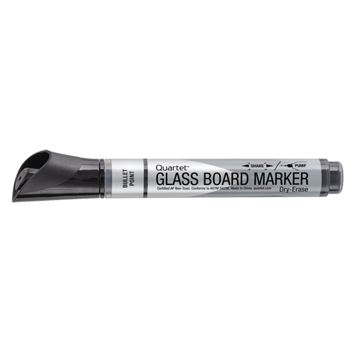 Marqueur effaçable &agrave; sec pour verre de premi&egrave;re qualit&eacute;, Noir, Pointe Ronde Ontario Packaging