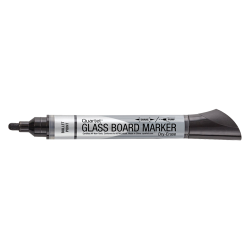 Marqueur effaçable &agrave; sec pour verre de premi&egrave;re qualit&eacute;, Noir, Pointe Ronde Ontario Packaging