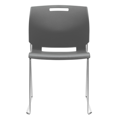Chaise, Plastique, Hauteur 32-1/2", Capacit&eacute; 300 lb, Gris Ontario Packaging