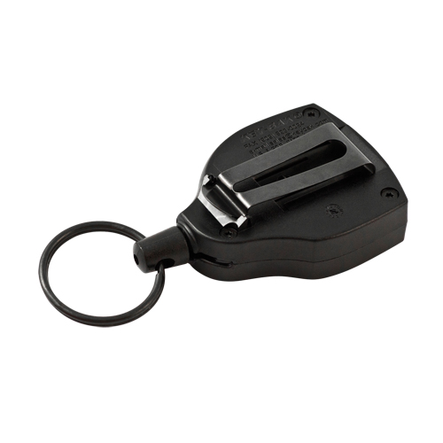 Porte-cl&eacute;s autor&eacute;tractable robuste Super48, Polycarbonate, C&acirc;ble 48", Fixation Agrafe de ceinture Ontario Packaging