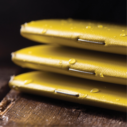 All-Weather Notebook, Soft Cover, Yellow, 48 Pages, 4-5/8" W x 7" L Ontario Packaging