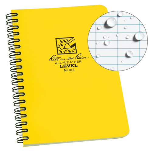 Side-Spiral Notebook, Soft Cover, Yellow, 64 Pages, 4-5/8" W x 7" L Ontario Packaging