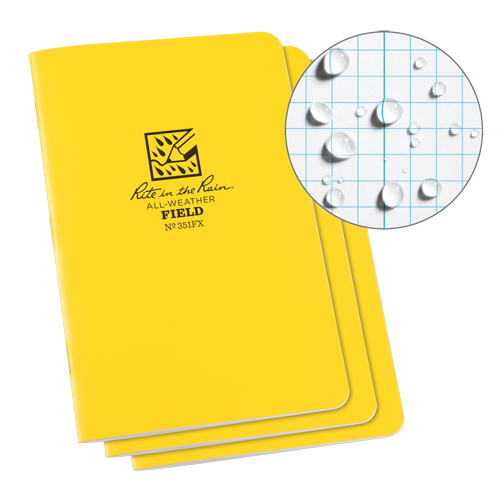 Notebook, Soft Cover, Yellow, 48 Pages, 4-5/8" W x 7" L Ontario Packaging