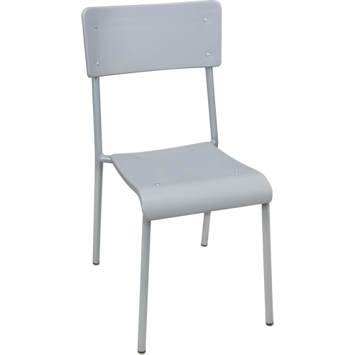 Ventura Stacking Chair, Polypropylene, 36" High, 300 lbs. Capacity, Grey Ontario Packaging