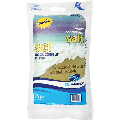 Sel adoucisseur d'eau Magic, 44,1 lb (20 kg), Sac Ontario Packaging