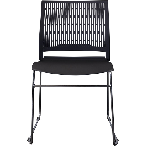 Activ Series Stacking Chairs, Polypropylene, 32-3/8" High, 275 lbs. Capacity, Black Ontario Packaging