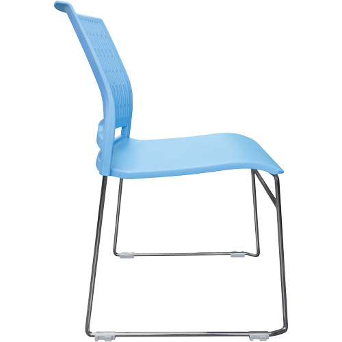 Activ Series Stacking Chairs, Polypropylene, 32-3/8" High, 275 lbs. Capacity, Blue Ontario Packaging