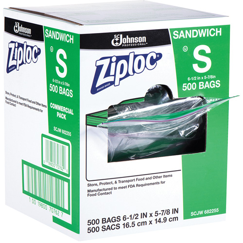 Sacs &agrave; sandwichs Ziploc Ontario Packaging