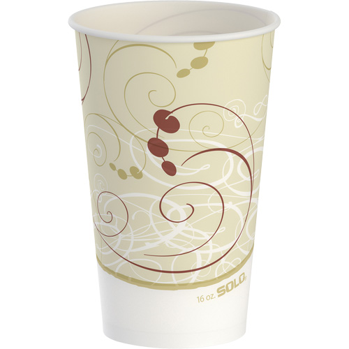 Dart&reg; Solo&reg; Waxed Disposable Cup, Paper, 16 oz., Multi-Colour Ontario Packaging