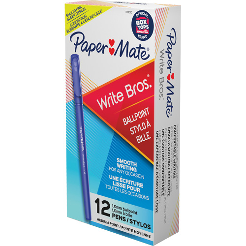 Stylo &agrave; bille Paper Mate Write Bros, Bleu, 1 mm Ontario Packaging