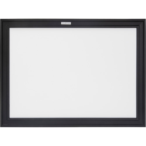 Tableau blanc &agrave; cadre MDF noir, Effacement &agrave; sec/Magn&eacute;tique, 24" la x 18" h Ontario Packaging