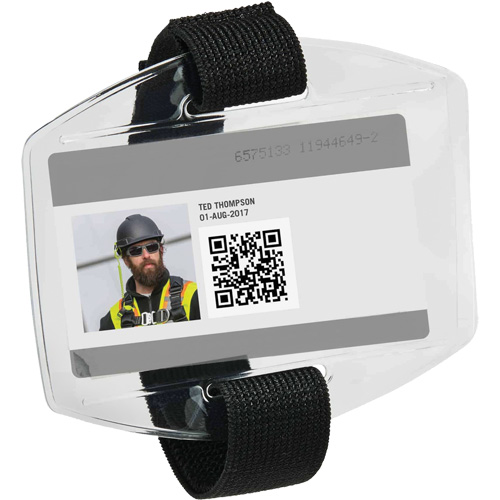 Squids&reg; 3386 Vinyl Armband ID Badge Holder Ontario Packaging
