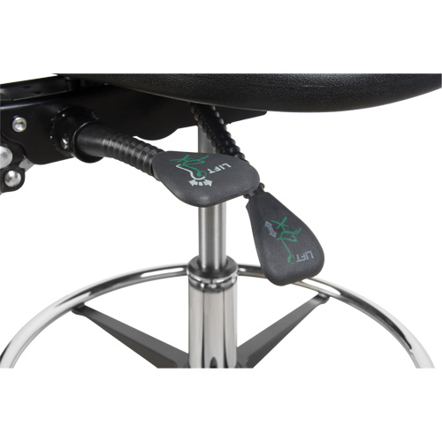 Heavy-Duty Ergonomic Stool, Mobile, Adjustable Height, 250 lbs. Capacity Ontario Packaging
