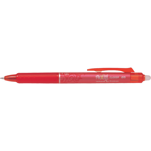 Stylo &agrave; cliquet Frixion Point, Rouge, 0,5 mm, R&eacute;tractable Ontario Packaging