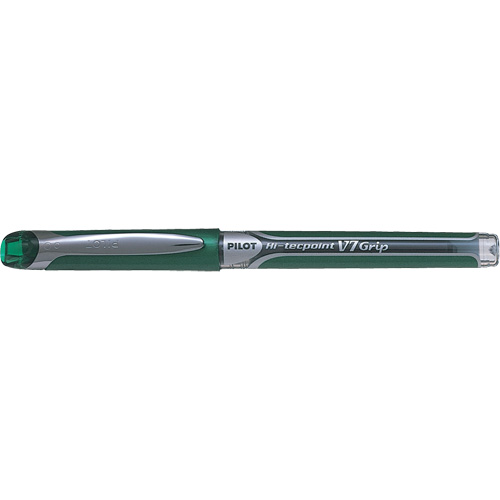 Hi-Tecpoint Grip Pen, Green, 0.7 mm Ontario Packaging