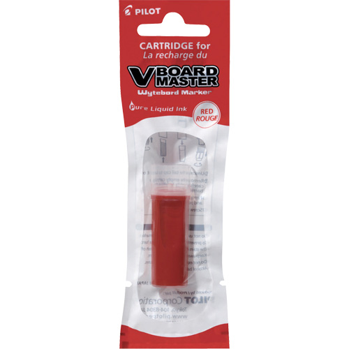 Recharge pour marqueur effaçable &agrave; sec Vboard Master, Rouge Ontario Packaging