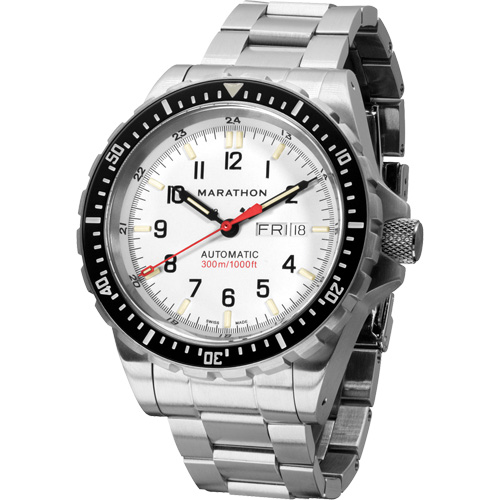 Arctic Edition Jumbo Day/Date Automatic with Stainless Steel Bracelet, Digital, Battery Operated, 46 mm, Silver Ontario Packaging