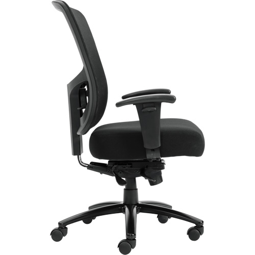 Raven 400 High-Back Heavy-Duty Synchro-Tilter, Mesh, Black, 400 lbs. Capacity Ontario Packaging