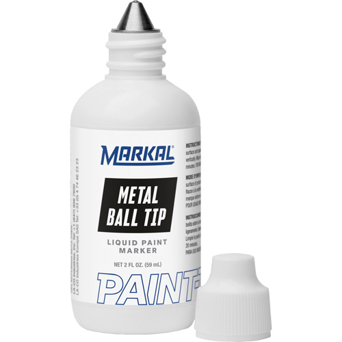 Paint-Riter avec pointe en bille m&eacute;tallique, Liquide, Noir Ontario Packaging