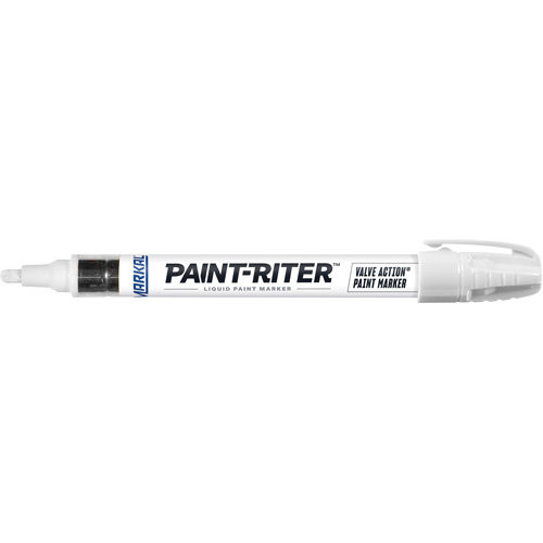 Paint-Riter&reg; Valve Action&reg; Paint Marker, Liquid, White Ontario Packaging