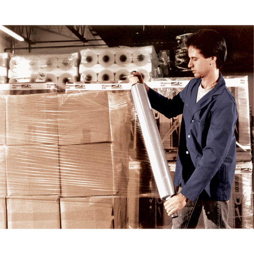 Film &eacute;tirable manuel, Calibre 80 (20,3 microm&egrave;tres), 30" x 1000', Transparent Ontario Packaging