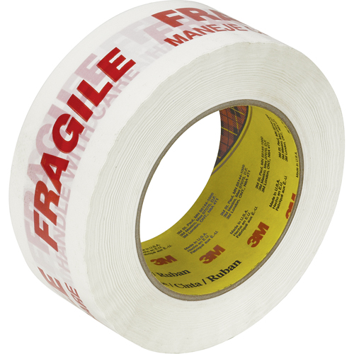 Scotch&reg; 3771 Box Sealing Tape with Message, Hot Melt Adhesive, 2 mils, 48 mm (1-22/25") x 100 m (328') Ontario Packaging