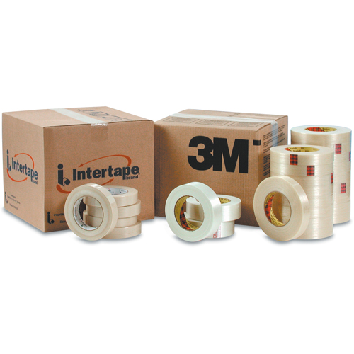 788 Series Filament Tape, 4.9 mils Thick, 24 mm (1") x 55 m (180')  Ontario Packaging