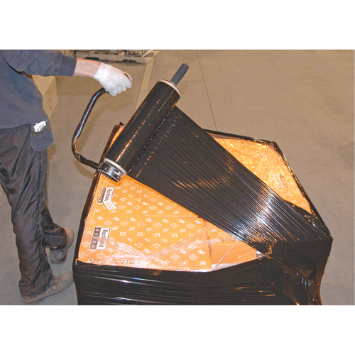 Film &eacute;tirable, Calibre 80 (20,3 microm&egrave;tres), 18" x 1000', Noir opaque Ontario Packaging