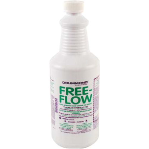 Drummond Free Flow Urinal Drain Opener and Odour Eliminator, 32 oz., Bottle Ontario Packaging
